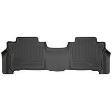 Load image into Gallery viewer, Husky Liners 13-16 Lexus LX570 / 13-16 Toyota Land Cruiser WeatherBeater 2nd Row Black Floor Liners Floor Mats - Rubber Husky Liners
