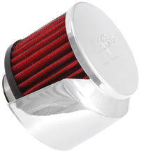 Load image into Gallery viewer, K&amp;N 1.375in Flange ID x 3in OD x 2.5in Height Clamp On Crankcase Vent Filter Air Filters - Universal Fit K&amp;N Engineering   
