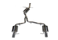 AWE Tuning Audi B8 A5 2.0T Touring Edition Exhaust - Dual Outlet Polished Silver Tips Catback AWE Tuning   