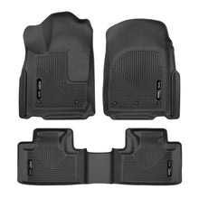 Load image into Gallery viewer, Husky Liners 16-22 Dodge Durango Weatherbeater Black Front &amp; 2nd Seat Floor Liners Floor Mats - Rubber Husky Liners
