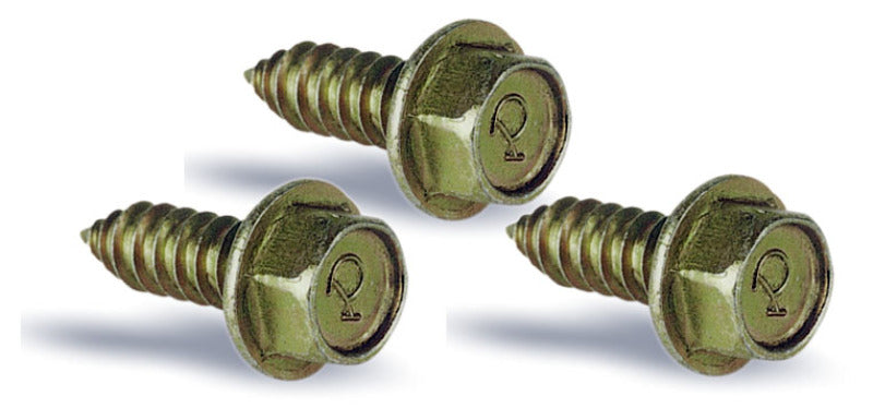 Moroso Wheel Rim Screws - Grade 8 Steel - Gold Iridite Finish - 35 Pack Hardware Kits - Other Moroso
