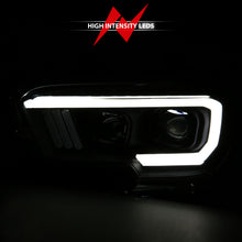 Load image into Gallery viewer, ANZO 2016-2017 Toyota Tacoma Projector Headlights w/ Plank Style Switchback Black w/ Amber Headlights ANZO
