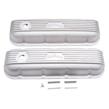 Load image into Gallery viewer, Edelbrock Valve Cover Classic Series Chevrolet 1965 and Later 396-502 V8 Satin Valve Covers Edelbrock
