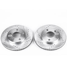 Load image into Gallery viewer, Power Stop 04-05 Chevrolet Classic Front Evolution Drilled &amp; Slotted Rotors - Pair Brake Rotors - Slot &amp; Drilled PowerStop
