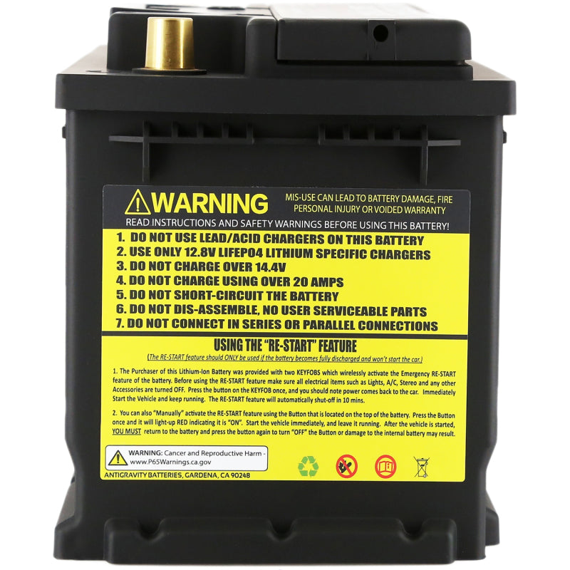 Antigravity H6/Group 48 Lithium Car Battery Batteries Antigravity Batteries