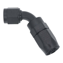Load image into Gallery viewer, DeatschWerks 6 AN Female Flare Swivel 60-Degree Hose End CPE - Anodized Matte Black Fittings DeatschWerks

