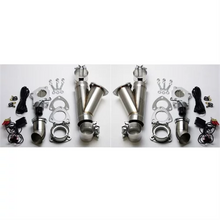 Load image into Gallery viewer, Granatelli 3.0in Stainless Steel Electronic Dual Exhaust Cutout w/Slip Fit &amp; Band Clamp Exhaust Cutouts Granatelli Motor Sports
