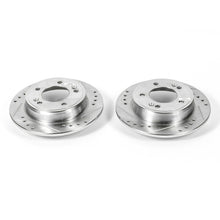 Load image into Gallery viewer, Power Stop 11-19 Hyundai Elantra Rear Evolution Drilled &amp; Slotted Rotors - Pair Brake Rotors - Slot &amp; Drilled PowerStop   
