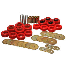 Load image into Gallery viewer, Energy Suspension Cab Mount Set - Club Cab - Red Bushing Kits Energy Suspension

