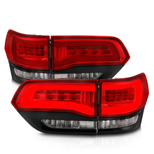 Load image into Gallery viewer, ANZO 2014-2016 Jeep Grand Cherokee LED Taillights Red/Clear Tail Lights ANZO

