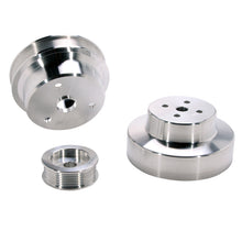 Load image into Gallery viewer, BBK 88-95 GM Truck 4.3 5.0 5.7 Underdrive Pulley Kit - Lightweight CNC Billet Aluminum (3pc) Pulleys - Crank, Underdrive BBK
