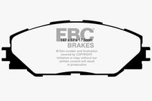 Load image into Gallery viewer, EBC 06-08 Toyota RAV 4 2.4 (3rd Row Seats) Greenstuff Front Brake Pads Brake Pads - Performance EBC   
