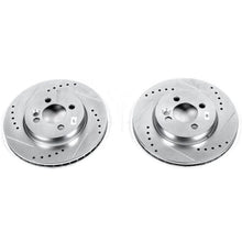Load image into Gallery viewer, Power Stop 07-16 Mini Cooper Front Evolution Drilled &amp; Slotted Rotors - Pair Brake Rotors - Slot &amp; Drilled PowerStop
