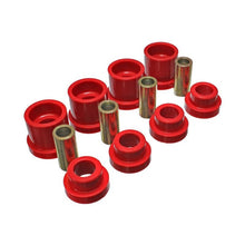 Load image into Gallery viewer, Energy Suspension 95-98 Nissan 240SX (S14) Red Rear Subframe Insert Set (Must reuse all metal parts) Bushing Kits Energy Suspension
