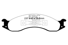 Load image into Gallery viewer, EBC 92-94 Ford Econoline E250 4.9 Ultimax2 Front Brake Pads Brake Pads - OE EBC   
