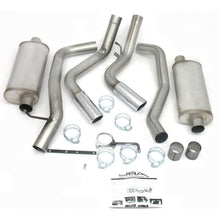 Load image into Gallery viewer, JBA 01-06 Chevrolet Silverado 2500/3500 HD 6.0/8.1L 409SS Pass Side Dual Exit Cat-Back Exhaust Catback JBA
