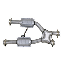 Load image into Gallery viewer, BBK 79-93 Mustang 5.0 Short Mid X Pipe With Catalytic Converters 2-1/2 For BBK Long Tube Headers X Pipes BBK
