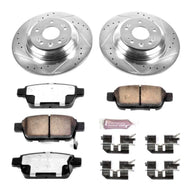 Power Stop 09-14 Acura TL Rear Z36 Truck & Tow Brake Kit Brake Kits - Performance D&S PowerStop   