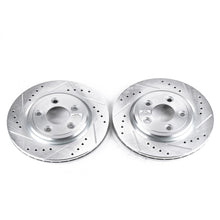 Load image into Gallery viewer, Power Stop 02-05 Ford Thunderbird Rear Evolution Drilled &amp; Slotted Rotors - Pair Brake Rotors - Slot &amp; Drilled PowerStop
