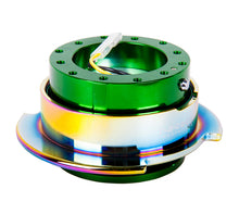 Load image into Gallery viewer, NRG Quick Release Gen 2.5 - Green Body / Neochrome Ring Quick Release Adapters NRG
