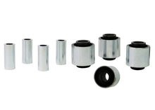Load image into Gallery viewer, Whiteline Plus 9/89-8/09 Subaru Legacy Rear Control Arm Lower Front Inner &amp; Outer Bushing Kit Bushing Kits Whiteline
