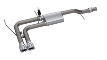Load image into Gallery viewer, QTP 14-18 Chevy Silverado 1500 4.8L/5.3L EC/CC SB 304SS Screamer Cat-Back Side Exit w/4.5in Tips Catback QTP
