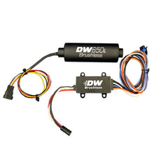 Load image into Gallery viewer, DeatschWerks DW650iL Series 650LPH In-Line External Fuel Pump w/ Single/Dual-Speed Controller Fuel Pumps DeatschWerks

