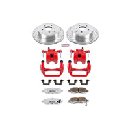 Power Stop 03-07 Nissan Murano Rear Z26 Street Warrior Brake Kit w/Calipers Brake Kits - Performance D&S PowerStop   