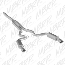 Load image into Gallery viewer, MBRP 15-18 Ford Mustang EcoBoost 2.3L T409 3in Cat Back Dual Split Rear Exit (Race Version) Catback MBRP
