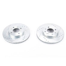 Load image into Gallery viewer, Power Stop 12-17 Hyundai Accent Front Evolution Drilled &amp; Slotted Rotors - Pair Brake Rotors - Slot &amp; Drilled PowerStop   
