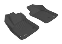 Load image into Gallery viewer, 3D MAXpider 2012-2019 Fiat 500/500E Kagu 1st Row Floormat - Black Floor Mats - Rubber 3D MAXpider   
