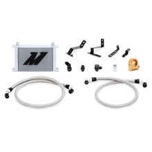 Load image into Gallery viewer, Mishimoto 2016+ Chevy Camaro Oil Cooler Kit w/ Thermostat - Silver Oil Coolers Mishimoto
