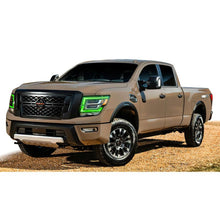Load image into Gallery viewer, Oracle 21-22 Nissan Titan RGB+W Headlight DRL Upgrade - ColorSHIFT w/ 2.0 Controller SEE WARRANTY Headlights ORACLE Lighting
