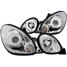 Load image into Gallery viewer, ANZO 1998-2005 Lexus Gs300 Projector Headlights w/ Halo Chrome Headlights ANZO
