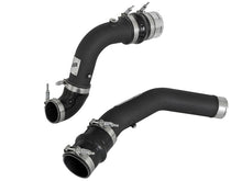 Load image into Gallery viewer, aFe Bladerunner 3in Hot and Cold Side Black Intercooler Tubes 2017 Ford Diesel Trucks V8 6.7L (td) Intercoolers aFe
