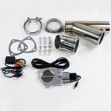 Load image into Gallery viewer, Granatelli 3.0in Stainless Steel Electronic Exhaust Cutout Exhaust Cutouts Granatelli Motor Sports
