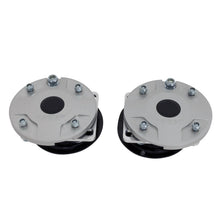 Load image into Gallery viewer, BBK 05-14 Mustang Caster Camber Plate Kit - Silver Anodized Finish Shock Mounts &amp; Camber Plates BBK
