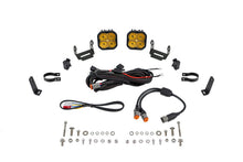 Load image into Gallery viewer, Diode Dynamics SS3 LED Bumper 1 3/4 In Roll Bar Kit Sport - Yellow SAE Fog (Pair) Light Accessories and Wiring Diode Dynamics   
