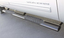 Load image into Gallery viewer, Lund 2019 Chevy Silverado 1500 Double Cab 5In Oval Straight SS Nerf Bars - Polished Stainless Nerf Bars LUND
