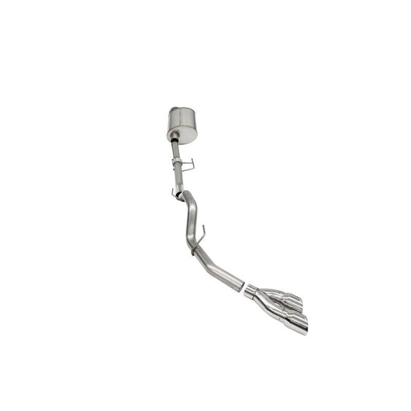 Corsa 2021-2024 Ford F-150 Regular Cab/ 8in Bed 3.5L V6 Sport Cat-Back Single Side Exit-Polished Catback CORSA Performance