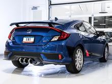 Load image into Gallery viewer, AWE Tuning 2016+ Honda Civic Si Touring Edition Exhaust w/Front Pipe &amp; Triple Chrome Silver Tips Catback AWE Tuning   
