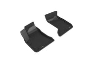 3D MAXpider 12-21 Dodge Charger AWD Kagu 1st Row Floormats - Black Floor Mats - Rubber 3D MAXpider   
