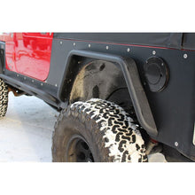 Load image into Gallery viewer, Fishbone Offroad 97-06 Jeep Wrangler TJ Steel Tube Fenders Rear 3In Flare - Blk Textured Powdercoat Fender Flares Fishbone Offroad
