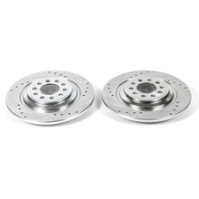 Load image into Gallery viewer, Power Stop 14-19 Jeep Cherokee Rear Evolution Drilled &amp; Slotted Rotors - Pair Brake Rotors - Slot &amp; Drilled PowerStop
