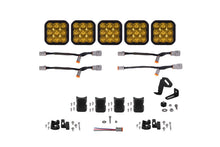 Load image into Gallery viewer, Diode Dynamics SS5 Pro Universal CrossLink 5-Pod Lightbar - Yellow Driving Light Bars &amp; Cubes Diode Dynamics   
