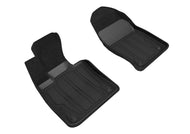 3D MAXpider 19-21 Volvo S60/V60 20-21 V60 Cross Country Elegant Hybrid 1st Row Floormat - Black Floor Mats Carpeted 3D MAXpider   