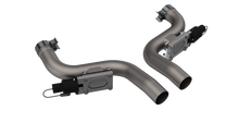 Load image into Gallery viewer, QTP 11-18 Dodge Challenger/Charger 5.7L 2.5in 304SS Aggressor Cutout Dual Mid Pipes Exhaust Cutouts QTP
