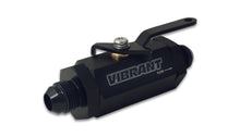 Load image into Gallery viewer, Vibrant -12AN to -12AN Male Shut Off Valve - Black Fittings Vibrant
