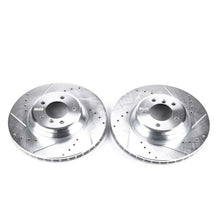 Load image into Gallery viewer, Power Stop 09-11 BMW 335d Front Evolution Drilled &amp; Slotted Rotors - Pair Brake Rotors - Slot &amp; Drilled PowerStop
