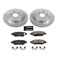 Power Stop 10-16 Cadillac SRX Rear Z23 Evolution Sport Brake Kit Brake Kits - Performance D&S PowerStop   